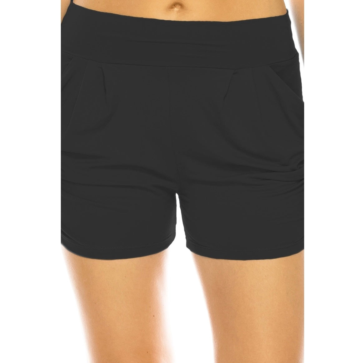 High Waist Harem Shorts