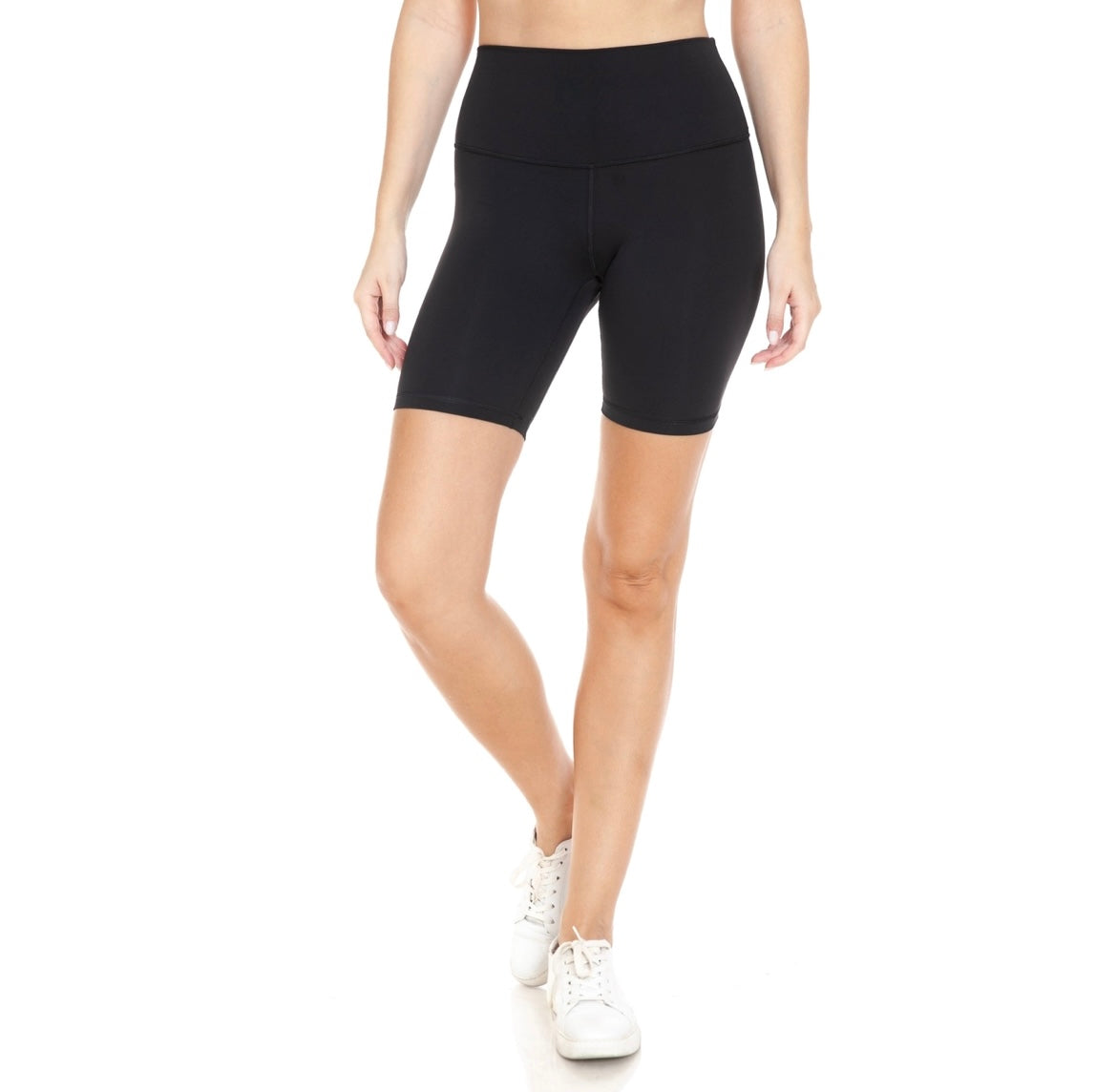 Premium Nylon Activewear Solid Bike Shorts