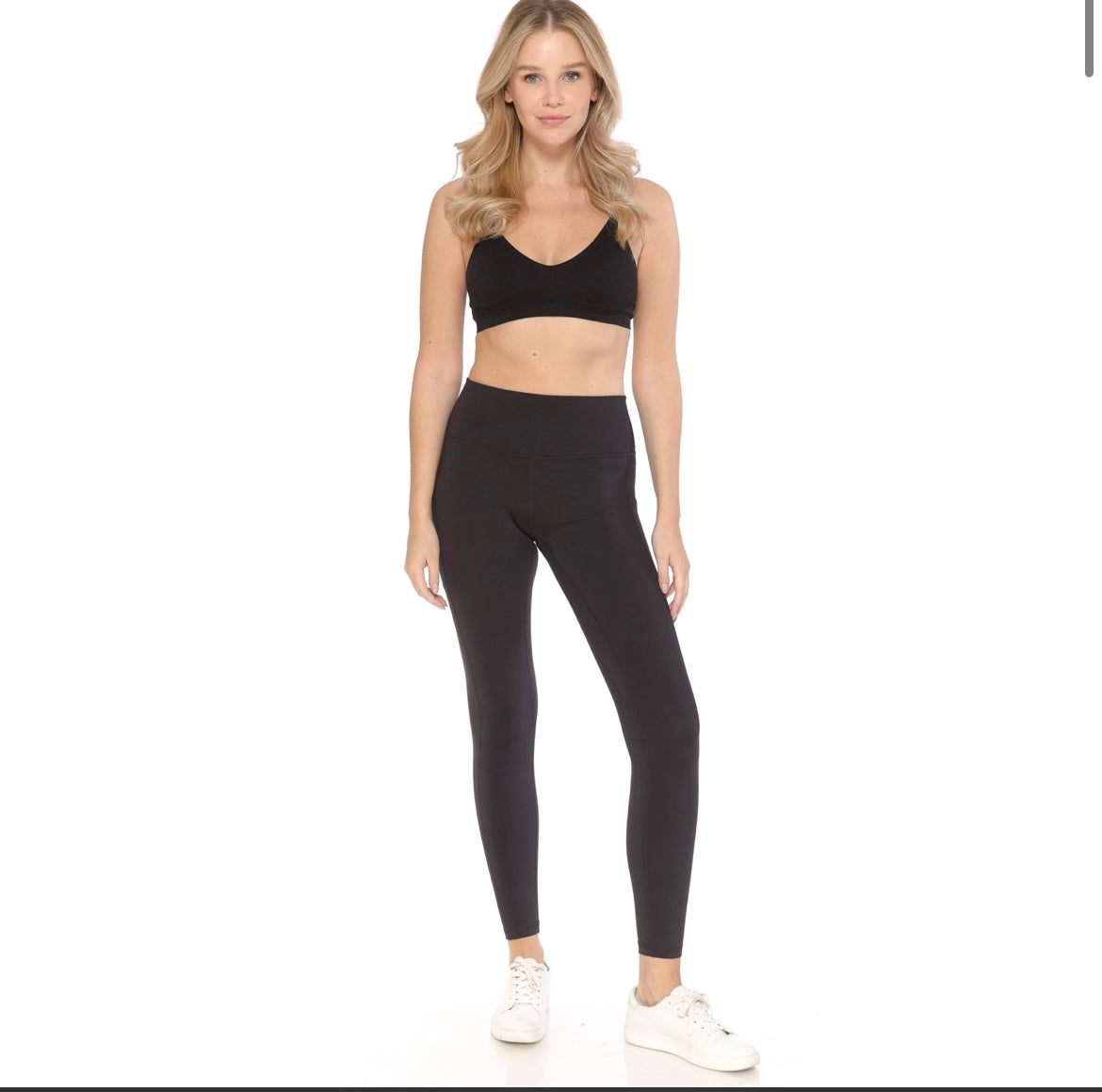 Premium Nylon Activewear Solid Leggings